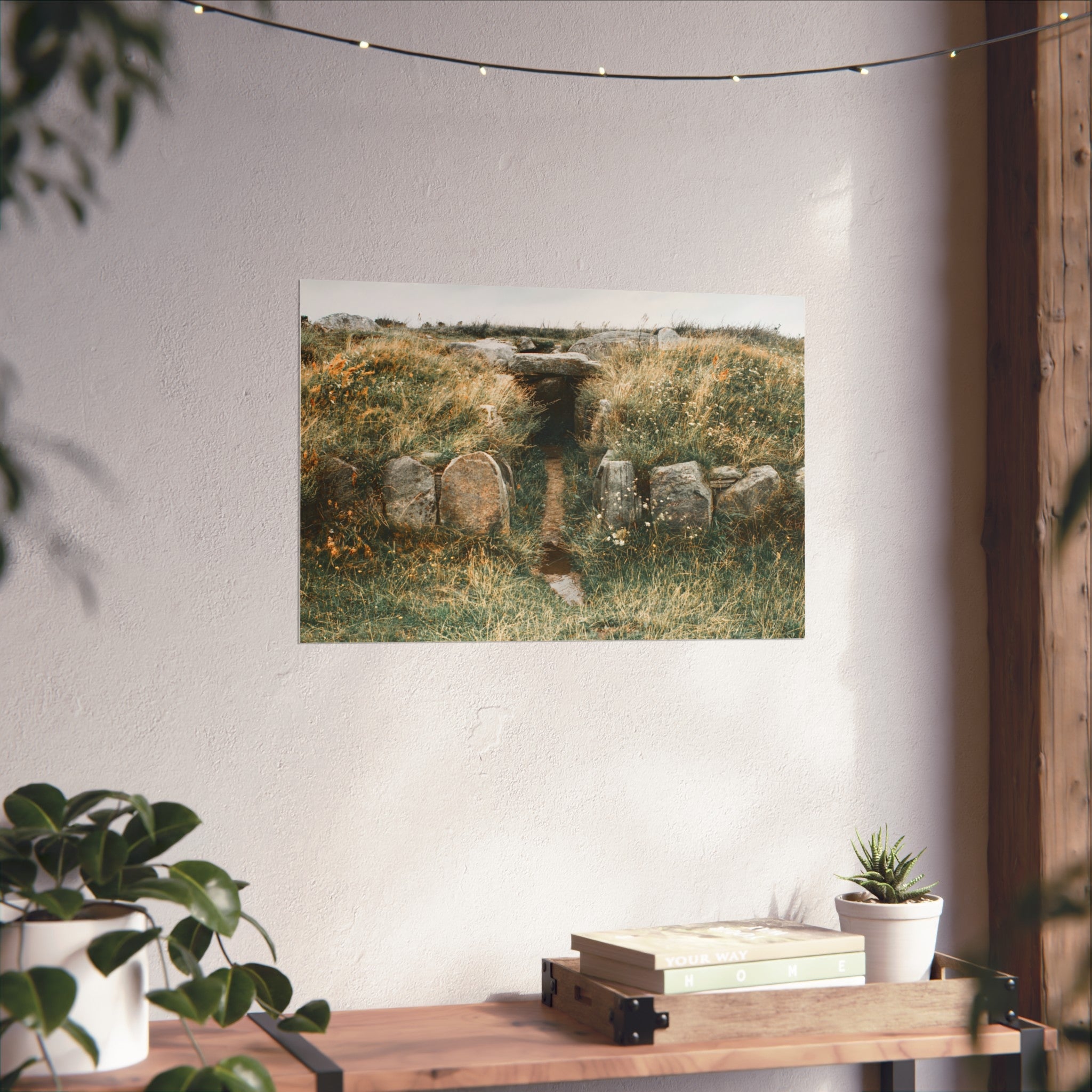 Enter the burial mound