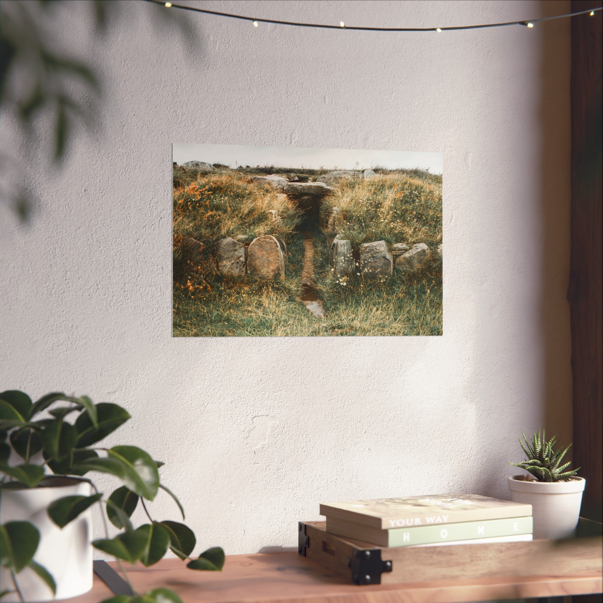 Enter the burial mound