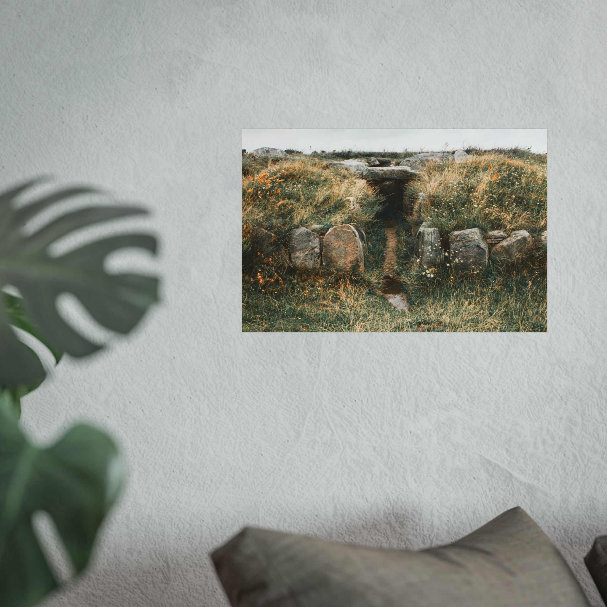 Enter the burial mound