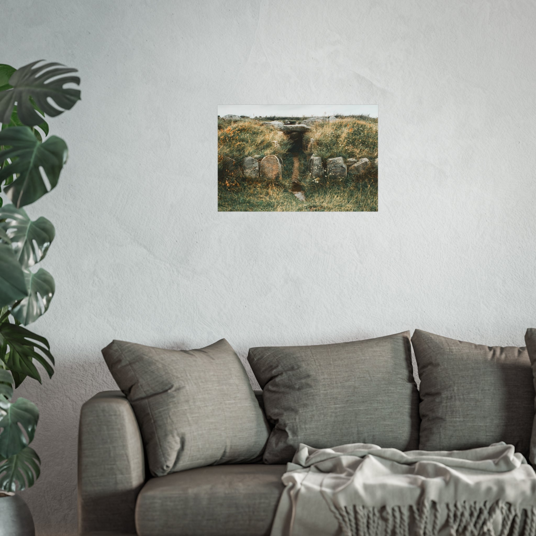 Enter the burial mound