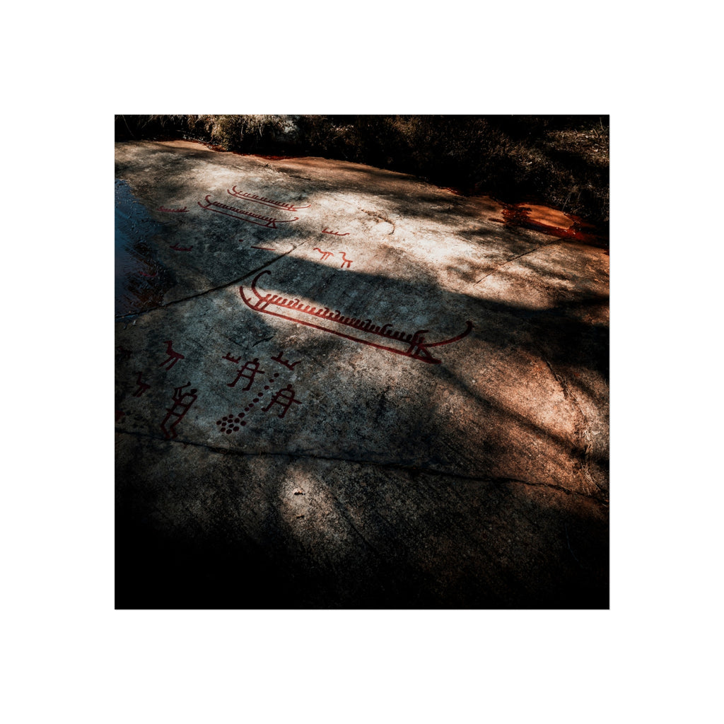 Ancient Bronze Age rock carvings at Tanum Sweden